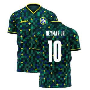 Brazil 2024-2025 Third Concept Football Kit (Libero) (NEYMAR JR 10)