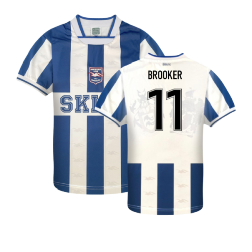 Brighton & Hove Albion 2002 Home Retro Shirt (Brooker 11)