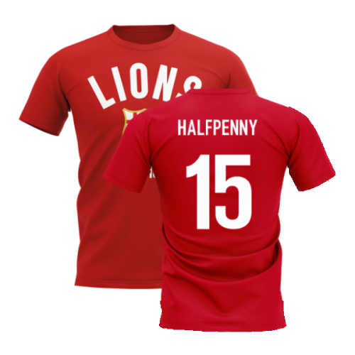 British and Irish Lions Established T-Shirt (Red) (Halfpenny 15)