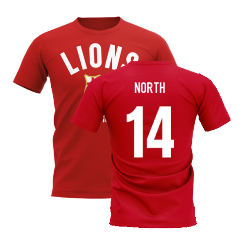 British and Irish Lions Established T-Shirt (Red) (North 14)