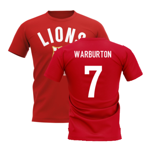 British and Irish Lions Established T-Shirt (Red) (Warburton 7)