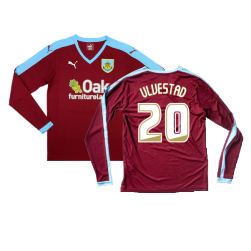 Burnley 2015-16 Long Sleeve Home Shirt ((Excellent) S) (Ulvestad 20)