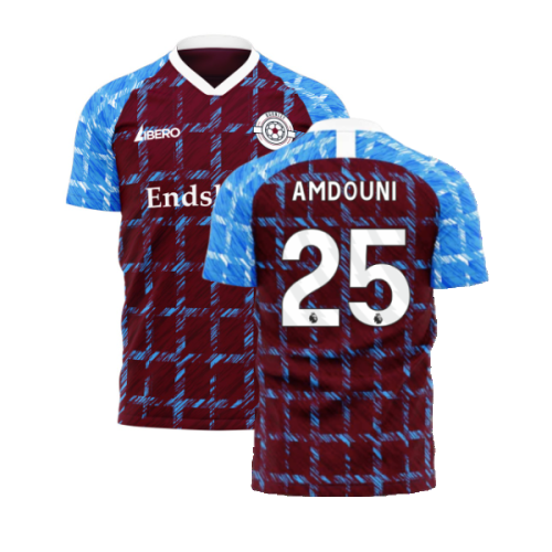 Burnley 2024-2025 Home Concept Football Kit (Libero) (Amdouni 25)