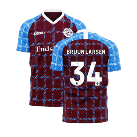 Burnley 2024-2025 Home Concept Football Kit (Libero) (Bruun Larsen 34)