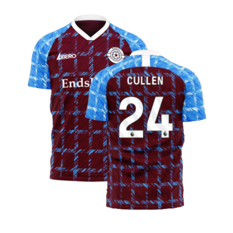 Burnley 2025-2026 Home Concept Football Kit (Libero) (CULLEN 24)