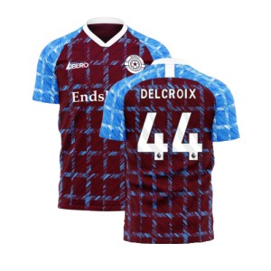 Burnley 2025-2026 Home Concept Football Kit (Libero) (Delcroix 44) Burnley 2025-2026 Home Concept Football Kit (Libero) (Delcroix 44)