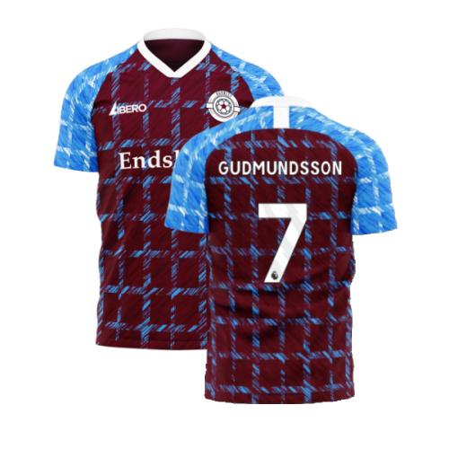 Burnley 2024-2025 Home Concept Football Kit (Libero) (GUDMUNDSSON 7)