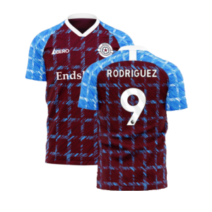 Burnley 2024-2025 Home Concept Football Kit (Libero) (RODRIGUEZ 9)