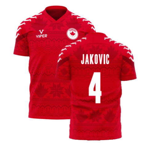 Canada 2024-2025 Home Concept Football Kit (Viper) (Jakovic 4)