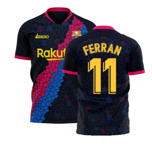 Catalonia 2024-2025 Away Concept Football Kit (Libero) (FERRAN 11)