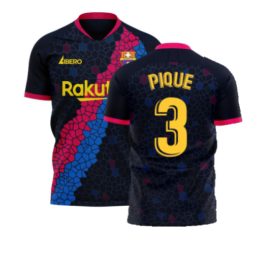 Catalonia 2024-2025 Away Concept Football Kit (Libero) (PIQUE 3)