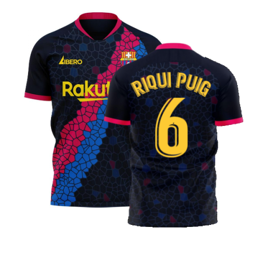 Catalonia 2024-2025 Away Concept Football Kit (Libero) (RIQUI PUIG 6)