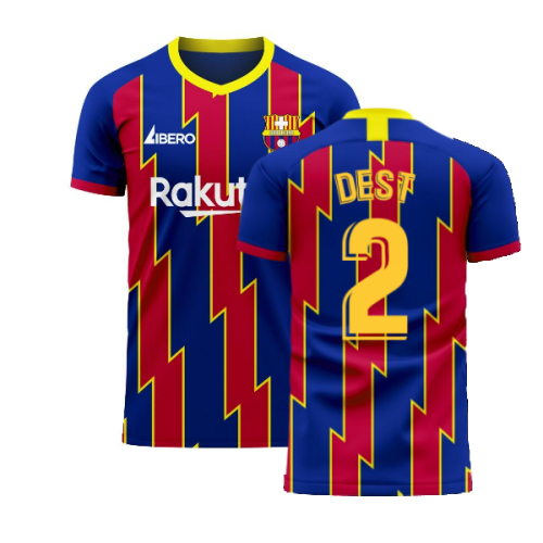 Catalonia 2024-2025 Home Concept Football Kit (Libero) (DEST 2)