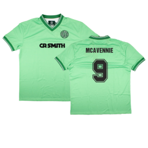 Celtic 1984-1986 Away Retro Football Shirt (McAvennie 9)