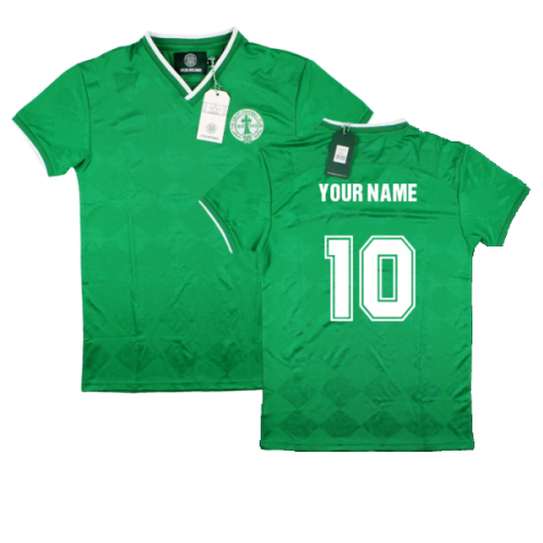 Celtic 1988 Centenary Retro Green Tee (Your Name)