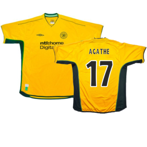 Celtic 2002-03 Away Shirt (Excellent) (Agathe 17)