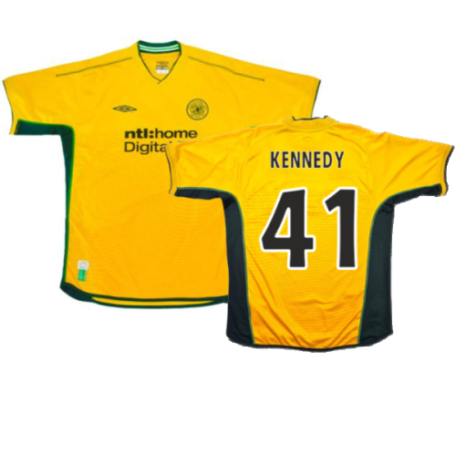 Celtic 2002-03 Away Shirt (Excellent) (Kennedy 41)