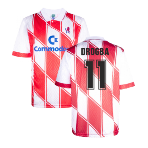 Chelsea 1990 Away Retro Football Shirt (DROGBA 11)