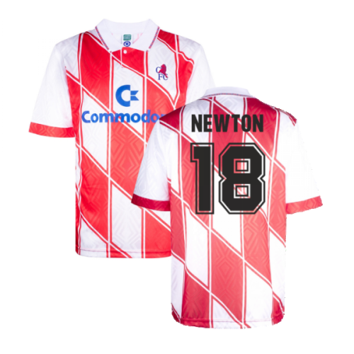 Chelsea 1990 Away Retro Football Shirt (Newton 18)