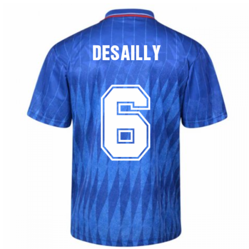 Chelsea 1990 Retro Football Shirt (DESAILLY 6)