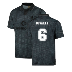 Chelsea 1992 Black Out Retro Football Shirt (Desailly 6)