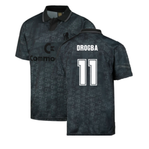 Chelsea 1992 Black Out Retro Football Shirt (Drogba 11)