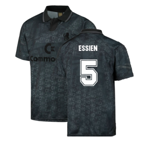 Chelsea 1992 Black Out Retro Football Shirt (Essien 5)