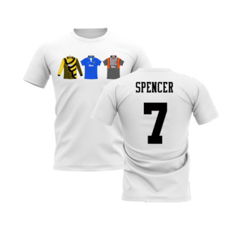 Chelsea 1995-1996 Retro Shirt T-shirts (White) (Spencer 7)