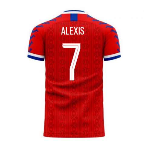 Chile 2024-2025 Home Concept Football Kit (Viper) (ALEXIS 7)