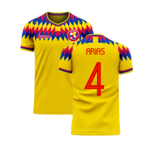 Colombia 2024-2025 Home Concept Football Kit (Libero) (ARIAS 4)