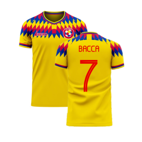 Colombia 2024-2025 Home Concept Football Kit (Libero) (BACCA 7)