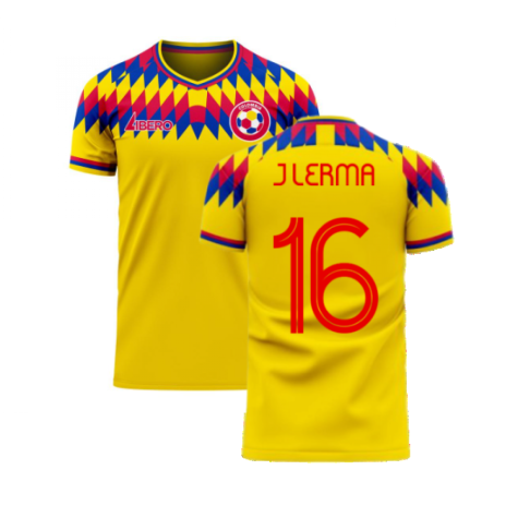 Colombia 2024-2025 Home Concept Football Kit (Libero) (J LERMA 16)