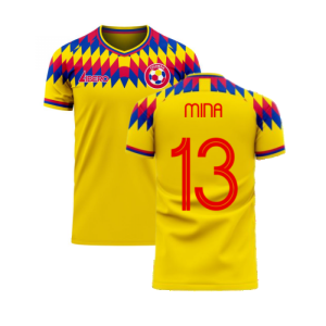 Colombia 2024-2025 Home Concept Football Kit (Libero) (MINA 13)