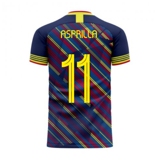 Colombia 2024-2025 Third Concept Football Kit (Libero) (ASPRILLA 11)