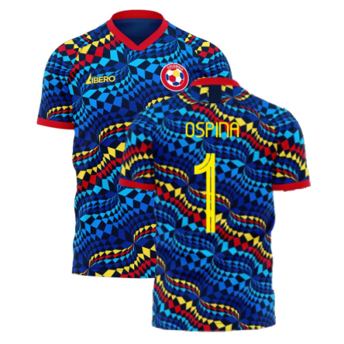 Colombia 2024-2025 Fourth Concept Football Kit (Libero) (OSPINA 1)