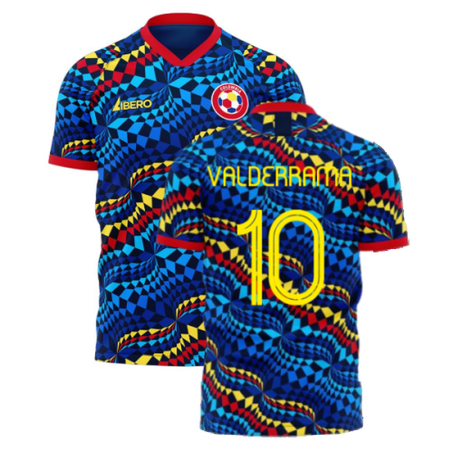 Colombia 2024-2025 Fourth Concept Football Kit (Libero) (VALDERRAMA 10)