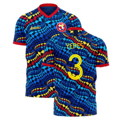 Colombia 2025-2026 Fourth Concept Football Kit (Libero) (YEPES 3)