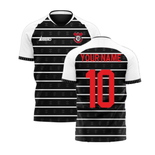 Corinthians 2024-2025 Away Concept Football Kit (Libero) (Your Name)