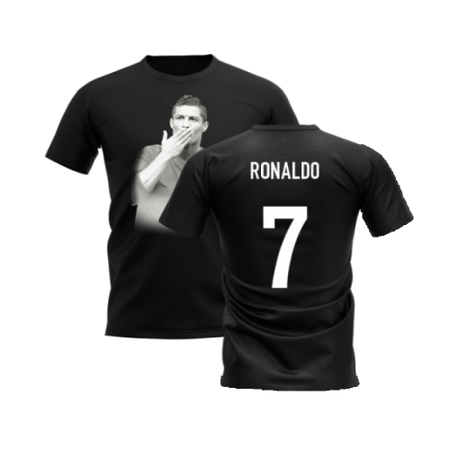 Cristiano Ronaldo Legend T-Shirt (Black) (Ronaldo 7)