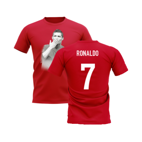 Cristiano Ronaldo Legend T-Shirt (Red) (Ronaldo 7)