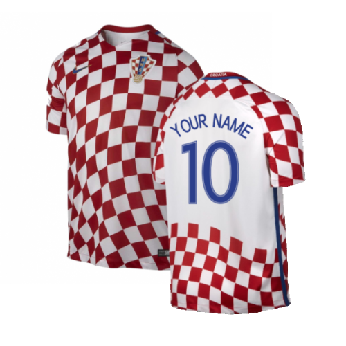 Croatia 2016-17 Home Shirt ((Good) XXL) (Your Name)
