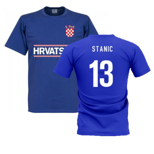 Croatia Team T-Shirt - Royal (STANIC 13)