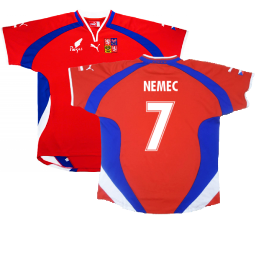 Czech Republic 2000-02 Home Shirt ((Fair) L) (Nemec 7)