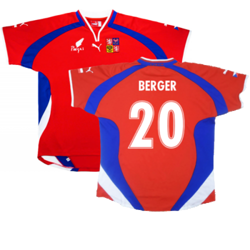 Czech Republic 2000-02 Home Shirt ((Very Good) XL) (Berger 20)