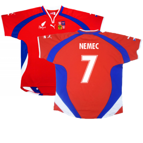 Czech Republic 2000-02 Home Shirt ((Very Good) XL) (Nemec 7)