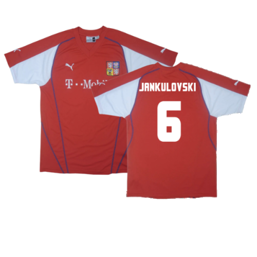 Czech Republic 2003-04 Home Shirt ((Excellent) XL) (Jankulovski 6)