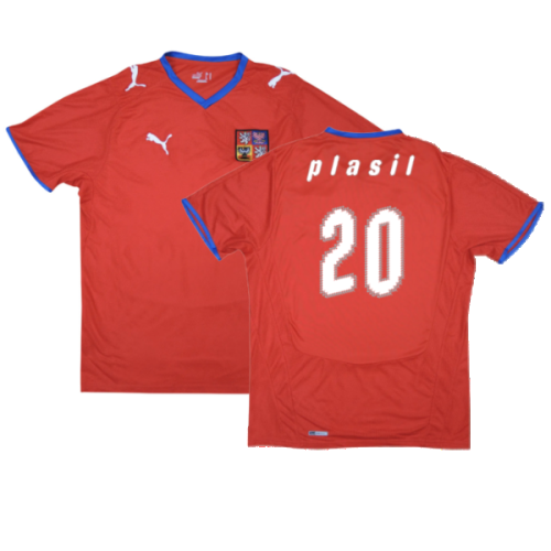 Czech Republic 2008-09 Home Shirt ((Very Good) XL) (Plasil 20)