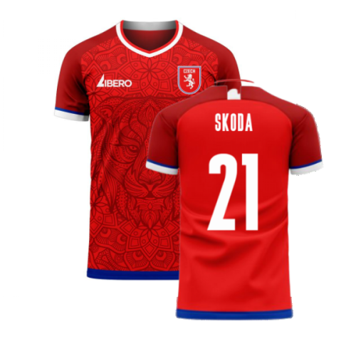 Czech Republic 2024-2025 Home Concept Kit (Libero) (SKODA 21)