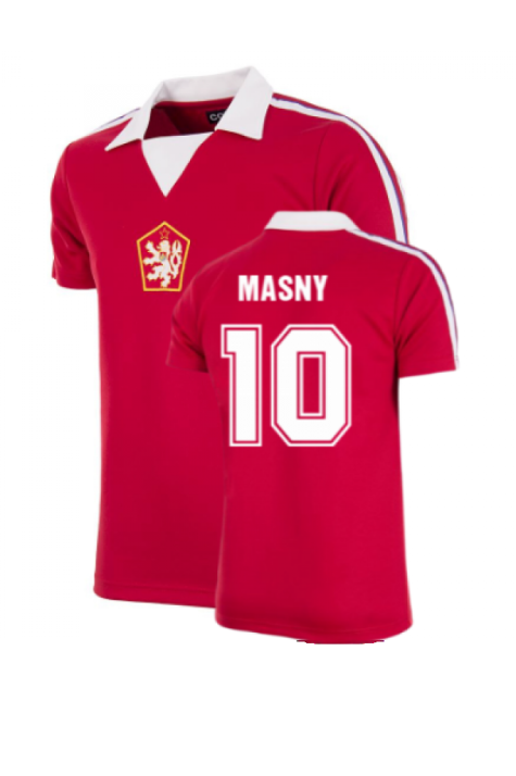 Czechoslovakia 1976 Retro Football Shirt (Masny 10)