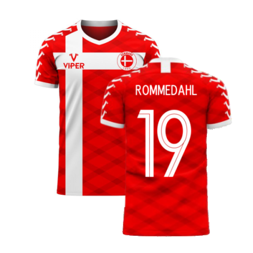 Denmark 2024-2025 Home Concept Football Kit (Viper) (ROMMEDAHL 19)